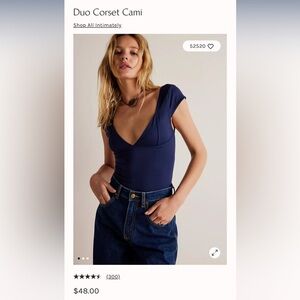 Free People viral corset cami